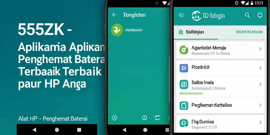 Tampilan antarmuka pengguna 555ZK yang sederhana dan fungsional.