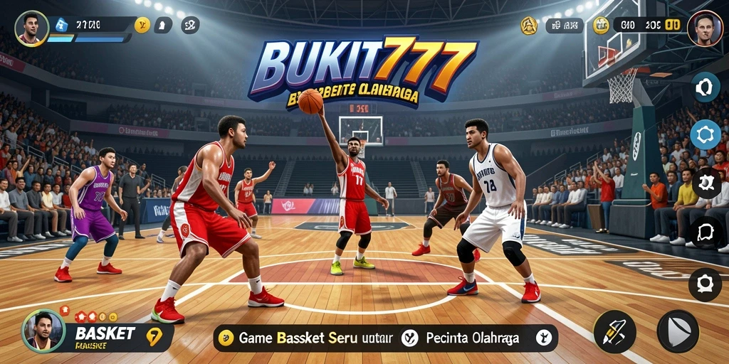 Tampilan antarmuka game Basket yang menarik dan interaktif.