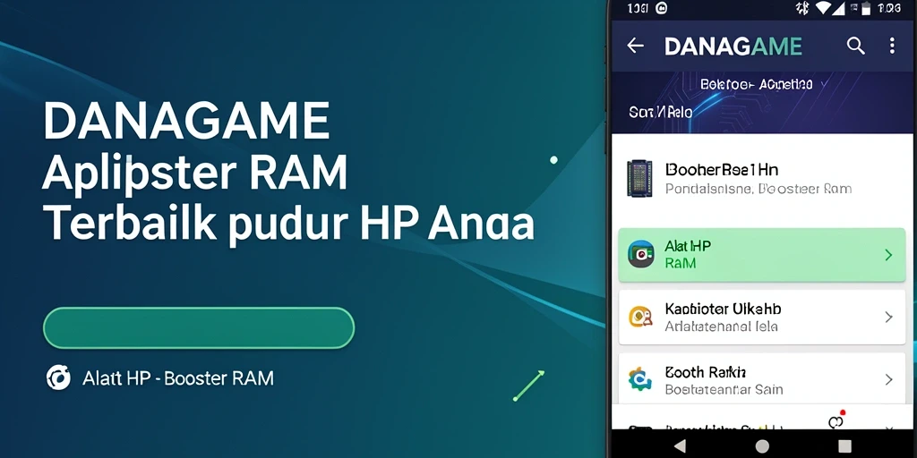 Tampilan aplikasi DANAGAME yang sederhana dan efektif.