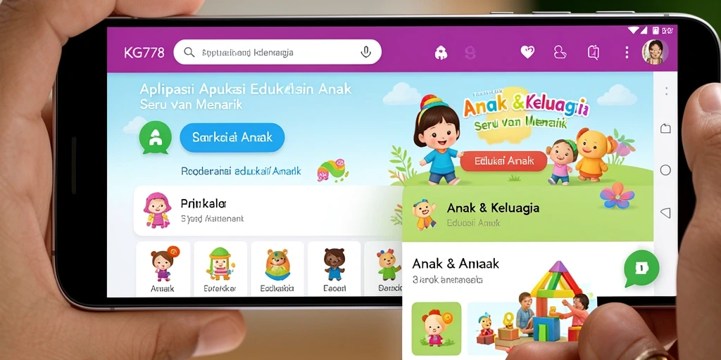 Antarmuka menarik dan edukatif dari KG778.
